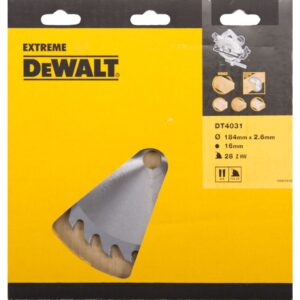 Пильный диск DEWALT EXTREME WORKSHOP DT4031, 184/16 мм., арт. DT4031-QZ
