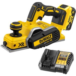Аккумуляторный рубанок DEWALT DCP580BP1, 20 В, 15000 об/мин, 82 мм, с АКБ 5 Ач и ЗУ (DCP580BP1-XJ), арт. DCP580BP1-XJ