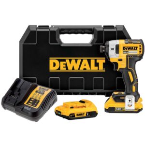 Аккумуляторный шуруповерт DEWALT DCF887D2, 18 В, 205 Нм, 3250 уд/мин, с 2 АКБ 2 Ач и ЗУ, в кейсе (DCF887D2-QW), арт. DCF887D2-QW