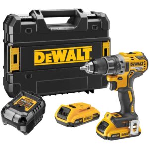 Аккумуляторная дрель-шуруповерт DEWALT DCD791D2, 18 В, 2000 об/мин, с 2 АКБ 2 Ач и ЗУ, в кейсе TSTAK(УЦЕНЕННЫЙ ТОВАР) (DCD791D2-QW/U1), арт. DCD791D2-QW/U1