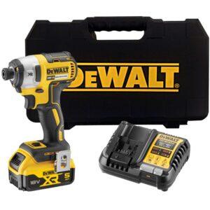 Аккумуляторный шуруповерт DEWALT DCF887P1T, 18 В, 205 Нм, 3800 уд/мин, с АКБ 5 Ач и ЗУ, в кейсе (DCF887P1NT-XJ), арт. DCF887P1NT-XJ