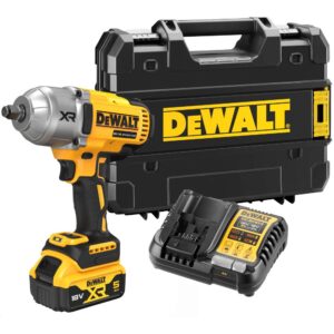 Аккумуляторный гайковерт DEWALT DCF900P1T, 18 В, 1898 Нм, 2200 уд/мин, с АКБ 5 Ач и ЗУ, в кейсе TSTAK (DCF900P1NT-XJ), арт. DCF900P1NT-XJ