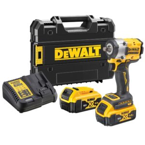 Аккумуляторный гайковерт DEWALT DCF921P2T, 18 В, 610 Нм, 3550 уд/мин, с 2 АКБ 5 Ач и ЗУ, в кейсе (DCF921P2T-QW), арт. DCF921P2T-QW