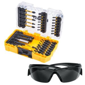 Набор оснастки DEWALT, 38 предметов, в кейсе + защитные очки в комплекте, DT70733T, арт. DT70733T-QZ