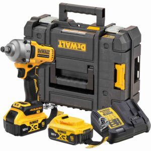 Аккумуляторный гайковерт DEWALT DCF891P2LRT, 18 В, 1084 Нм, 3250 уд/мин, с 2 АКБ 5 Ач и ЗУ, в кейсе TSTAK (DCF891P2LRT-QW), арт. DCF891P2LRT-QW