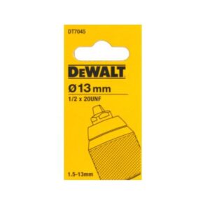 Патрон DEWALT DT7045, 1.5-13 мм, 1/2 дюйма, x20 UNF, арт. DT7045-QZ