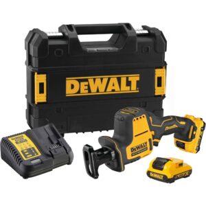 Аккумуляторная сабельная пила DEWALT DCS312D2, 12 В, 2800 ход/мин, 16 мм, с 2 АКБ 2 Ач и ЗУ, в кейсе TSTAK (DCS312D2-QW), арт. DCS312D2-QW