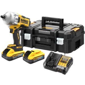 Аккумуляторный гайковерт DEWALT DCF961H2T, 18 В, 2372 Нм, 1890 уд/мин, с 2 АКБ 5 Ач и ЗУ, в кейсе TSTAK (DCF961H2T-QW), арт. DCF961H2T-QW