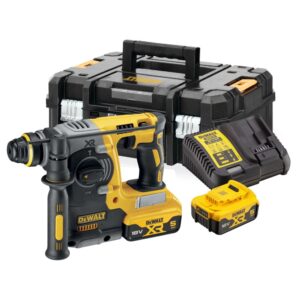 Аккумуляторный перфоратор DEWALT DCH273P2, 18 В, 2.1 Дж, 4600 уд/мин, с 2 АКБ 5 Ач и ЗУ, в кейсе TSTAK (DCH273P2DWST1-70703), арт. DCH273P2DWST1-70703