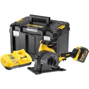 Аккумуляторный штроборез DEWALT DCG200X1T, 54 В, 125 мм, 9000 об/мин, с АКБ 3 Ач и ЗУ, в кейсе TSTAK (DCG200X1NT-XJ), арт. DCG200X1NT-XJ