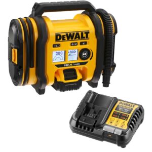 Аккумуляторный компрессор DEWALT DCC018P1, 18 В, 11 бар, 14.7 л/мин, с АКБ 5 Ач и ЗУ, арт. DCC018P1N-XJ