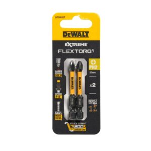 Бита DEWALT PH2, 57 мм, HEX, 2 шт. (DT70532T-QZ), арт. DT70532T-QZ