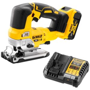 Аккумуляторный лобзик DEWALT DCS334P1, 18 В, 3200 ход/мин, 26 мм, с АКБ 5 Ач и ЗУ (DCS334P1N-XJ), арт. DCS334P1N-XJ