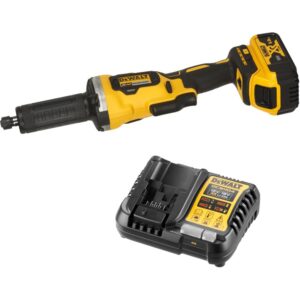 Аккумуляторная прямошлифовальная машина DEWALT DCG426BP1, 20 В, 38 мм, 25000 об/мин, с АКБ 5 Ач и ЗУ (DCG426BP1-XJ), арт. DCG426BP1-XJ