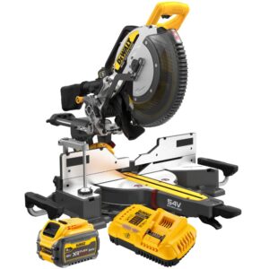 Аккумуляторная торцовочная пила DEWALT DCS781X2, 54 В, 305 мм, 3800 об/мин, с 2 АКБ 3 Ач и ЗУ (DCS781X2-QW), арт. DCS781X2-QW