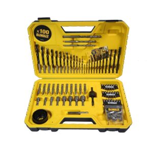 Набор сверл и насадок DEWALT DT71563, 100 предметов в пластиковом кейсе, арт. DT71563-QZ