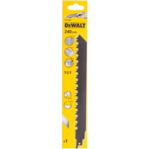 Полотно DEWALT DT2420, с карбид-вольфрамовыми зубьями для сабельной пилы S1543HM 240 мм, арт. DT2420-QZ