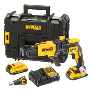 Аккумуляторный ленточный шуруповерт DEWALT DCF620D2K, 18 В, 30 Нм, 4400 об/мин, с 2 АКБ 2 Ач и ЗУ, в кейсе TSTAK (DCF620D2K-QW), арт. DCF620D2K-QW