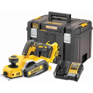 Аккумуляторный рубанок DEWALT DCP580P1T, 18 В, 15000 об/мин, 82 мм, с АКБ 5 Ач и ЗУ, в кейсе TSTAK (DCP580P1NT-XJ), арт. DCP580P1NT-XJ