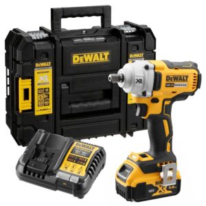 Аккумуляторный гайковерт DEWALT DCF894P1T, 18 В, 447 Нм, 3100 уд/мин, с АКБ 5 Ач и ЗУ, в кейсе TSTAK (DCF894P1NT-XJ), арт. DCF894P1NT-XJ