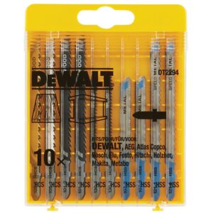 Пилка для лобзика DEWALT, по дереву и металлу, 10 шт., арт. DT2294-QZ