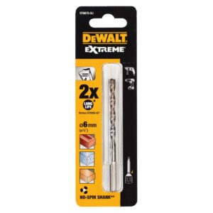 Сверло DEWALT EXTREME DT6675, по бетону и камню с 3 гранным хвостовиком 6 x 100 мм, арт. DT6675-XJ