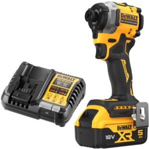 Аккумуляторный шуруповерт DEWALT DCF850P1, 18 В, 206 Нм, 3800 уд/мин, с АКБ 5 Ач и ЗУ (DCF850P1N-XJ), арт. DCF850P1N-XJ