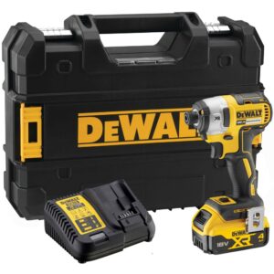 Аккумуляторный шуруповерт DEWALT DCF887M1, 18 В, 205 Нм, 3800 уд/мин, с АКБ 4 Ач и ЗУ, в кейсе TSTAK (DCF887M1-QW), арт. DCF887M1-QW