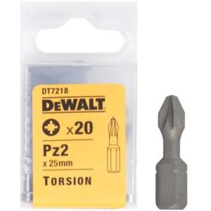 Биты DEWALT DT7218, Pz2 x 25 мм, 20 шт., арт. DT7218-QZ