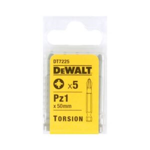 Биты DEWALT DT7225, Pz1 x 50 мм, 5 шт., арт. DT7225-QZ