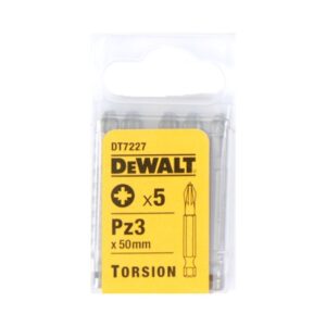 Биты DEWALT DT7227, Pz3 x 50 мм, 5 шт., арт. DT7227-QZ