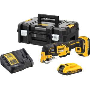 Аккумуляторный реноватор DEWALT DCS356D2, 18 В, 20000 кол/мин, с 2 АКБ 2 Ач и ЗУ, в кейсе TSTAK (DCS356D2-QW), арт. DCS356D2-QW