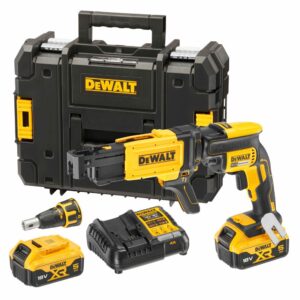 Аккумуляторный ленточный шуруповерт DEWALT DCF620P2K, 18 В, 30 Нм, 4400 об/мин, с 2 АКБ 5 Ач и ЗУ, в кейсе TSTAK (DCF620P2K-QW), арт. DCF620P2K-QW