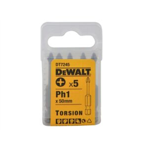 Биты DEWALT DT7245, Ph1 x 50 мм, 5 шт., арт. DT7245-QZ