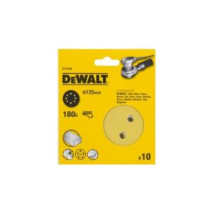 Шлифовальные круги DEWALT DT3106, 125 мм, 8 отверстий, 180G, 10 шт., арт. DT3106-QZ