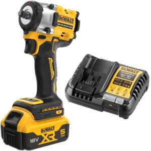 Аккумуляторный гайковерт DEWALT DCF923P1, 18 В, 610 Нм, 3550 уд/мин, с АКБ 5 Ач и ЗУ (DCF923P1N-XJ), арт. DCF923P1N-XJ