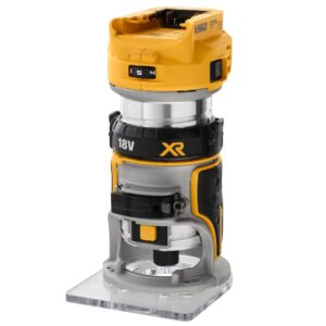 Аккумуляторный кромочный фрезер DEWALT DCW600N, 18 В, 25500 об/мин, 55 мм, без АКБ и ЗУ (DCW600N-XJ), арт. DCW600N-XJ