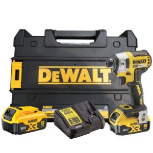 Аккумуляторный шуруповерт DEWALT DCF887P2, 18 В, 205 Нм, 3800 уд/мин, с 2 АКБ 5 Ач и ЗУ, в кейсе (DCF887P2-QW), арт. DCF887P2-QW