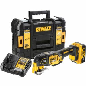 Аккумуляторный реноватор DEWALT DCS355P1T, 18 В, 20000 кол/мин, с АКБ 5 Ач и ЗУ, в кейсе TSTAK (DCS355P1NT-XJ), арт. DCS355P1NT-XJ
