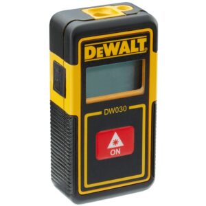 Аккумуляторный лазерный дальномер DEWALT DW030PL, 3.7 В, красный луч, 9 м, со встроенной АКБ (DW030PL-XJ), арт. DW030PL-XJ