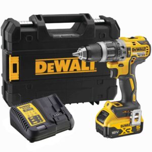 Ударная дрель-шуруповерт DEWALT DCD796P1, 18 В, 2000 об/мин, 34000 уд/мин, с АКБ 5 Ач и ЗУ, в кейсе TSTAK (DCD796P1-QW), арт. DCD796P1-QW