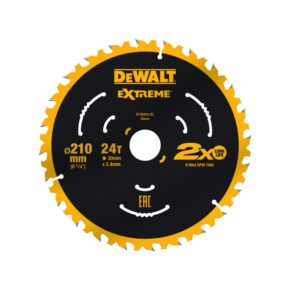 Пильный диск DEWALT DT20432, EXTREME 210/30, 24T ATB7, арт. DT20432-QZ