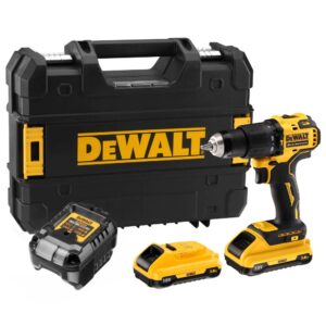 Аккумуляторная ударная дрель-шуруповерт DEWALT DCD709L2T, 18 В, 1650 об/мин, 28050 уд/мин, с 2 АКБ 3 Ач и ЗУ, в кейсе TSTAK (DCD709L2T-QW), арт. DCD709L2T-QW