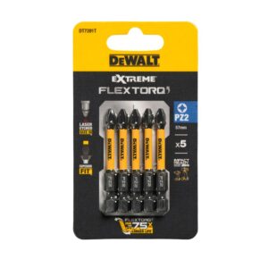 Бита DEWALT PZ2, 57 мм, HEX, 5 шт. (DT7391T-QZ), арт. DT7391T-QZ
