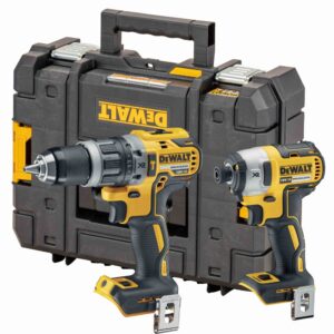 Аккумуляторный набор DEWALT DCK266NT, 18 В: ударная дрель-шуруповерт DCD796 + шуруповерт DCF887, без АКБ и ЗУ, в кейсе TSTAK, арт. DCK266NT-XJ