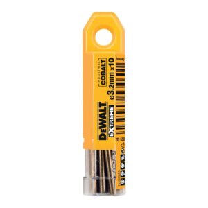 Сверло DEWALT DT4921, по металлу COBALT 5%, 3.2 x 65 x 36 мм, 10 шт., арт. DT4921-QZ
