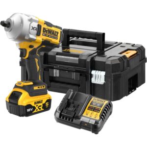 Аккумуляторный гайковерт DEWALT DCF961P1T, 18 В, 2372 Нм, 1890 уд/мин, с АКБ 5 Ач и ЗУ, в кейсе TSTAK (DCF961P1NT-XJ), арт. DCF961P1NT-XJ