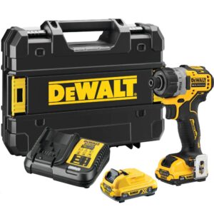 Аккумуляторный шуруповерт DEWALT DCF601D2, 12 В, 8 Нм, с 2 АКБ 2 Ач и ЗУ, в кейсе TSTAK (DCF601D2-QW), арт. DCF601D2-QW