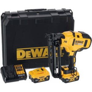Аккумуляторный гвоздезабивной пистолет DEWALT DCN660P2, 18 В, 48 Дж, c 2 АКБ 5 Ач, ЗУ, в кейсе (DCN660P2-QW), арт. DCN660P2-QW