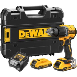 Ударная дрель-шуруповерт DEWALT DCD799D2T, 18 В, 1650 об/мин, 28050 уд/мин, с 2 АКБ 2 Ач и ЗУ, в кейсе TSTAK (DCD799D2T-QW), арт. DCD799D2T-QW